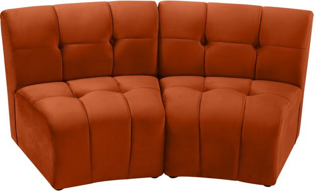 Meridian Furniture Limitless 2-Piece Cognac Modular Sectional-2