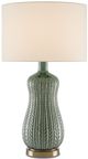 Currey & Company Mamora Ivory/Green Table Lamp-0