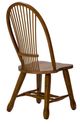 Liberty Furniture Treasures Rustic Oak Bow Back Dining Side Chair-5