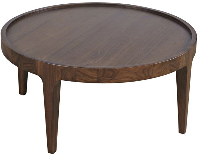 Jofran Inc. Soren Walnut 32" Round Coffee Table-0