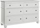 Legacy Kids Teen Madison Natural White Painted Youth Dresser-0