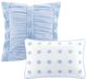 Olliix by Urban Habitat Blue Full/Queen Brooklyn Cotton Jacquard Comforter Set-2