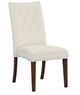 Fairfield® Customizable Entree Dining Concave Tall Back Armless Stack Chair with Tobacco Legs and Buttons-0