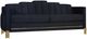 New Classic® Home Furnishings Empire Midnight Black Sofa-0