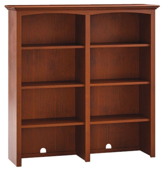 Whittier Wood® Furniture Customizable McKenzie 48" Wide Alder Cabinet and Hutch-3