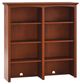 Whittier Wood® Furniture Customizable McKenzie 48" Wide Alder Cabinet and Hutch-3