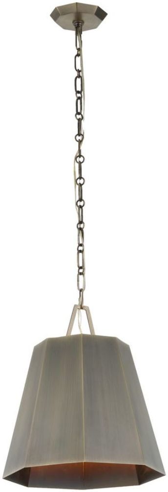 Uttermost® Granada Weathered Brass Pendant-4