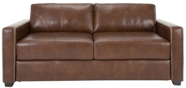 Decor-Rest® Furniture LTD Customizable Transformer Sleepers Leather 80" Queen Sofa Bed-1