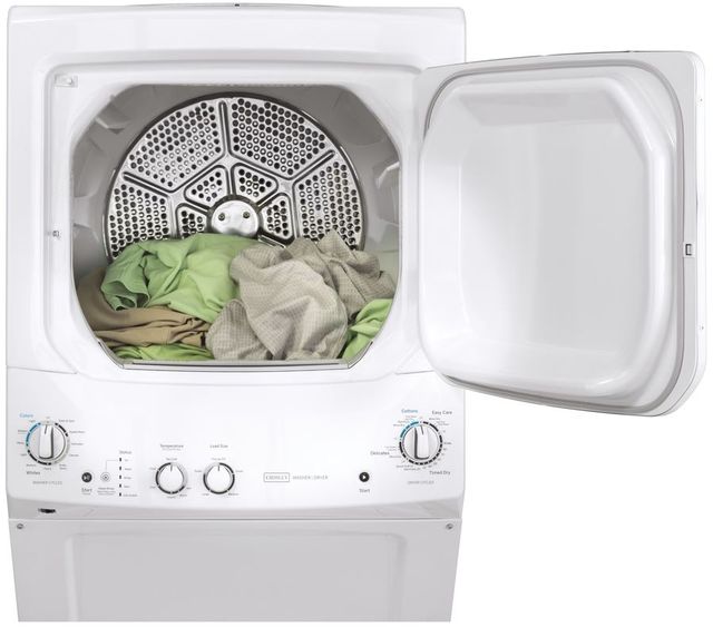 Crosley® 9.7 Cu. Ft. White Stack Laundry-2