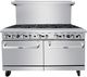 Atosa® CookRite 60'' Stainless Steel Commercial Freestanding Gas Range-0