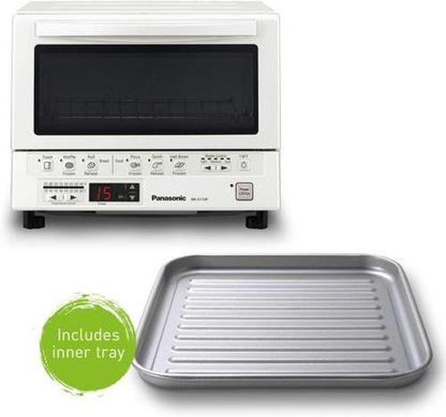 Panasonic® FlashXpress White 4 Slice Toaster Oven-2