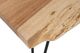 Jofran Inc. Nature's Edge Natural Coffee Table with Black Base-4