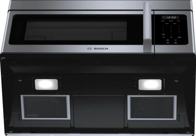 Bosch® 300 Series 1.6 Cu. Ft. Stainless Steel Over the Range Microwave-4