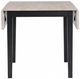 Winners Only® Bay City Nature/Ebony Leg Table-1