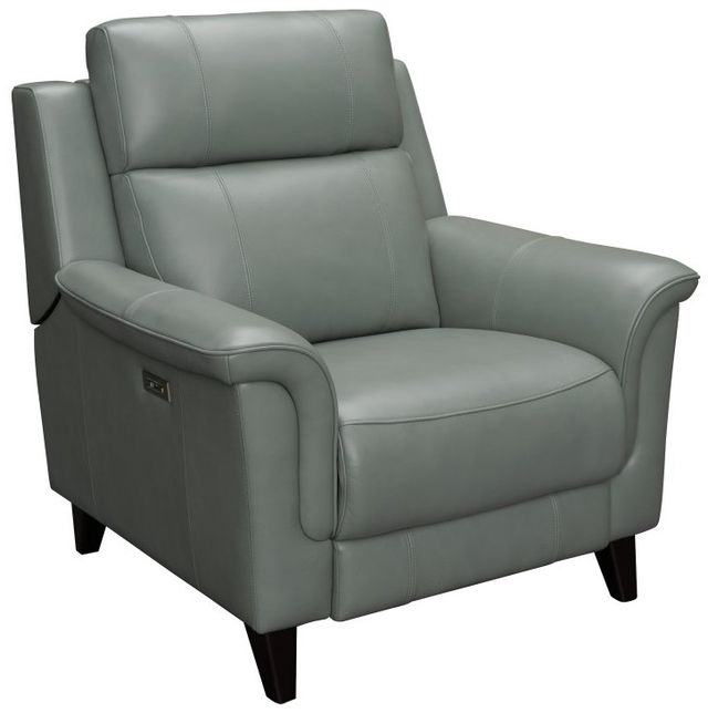 BarcaLounger® Kester Lorenzo Mint Leather Power Recliner-0