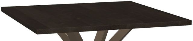 Amisco Customizable Asterisk 36" Square Table with Starburst Metal Stand-1