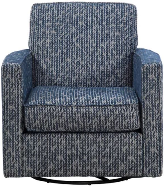 Behold™ Home Bowmore Dark Navy Swivel Chair-2