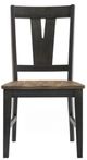 Intercon Harper Brushed Brown/Pecan Splat Dining Side Chair -2
