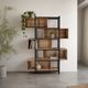 Nest Home Collections Mary Lou Gray Washed Cube Bookcase-1