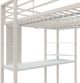 dhp furniture® Abode Off White Full Metal Loft Bed-3