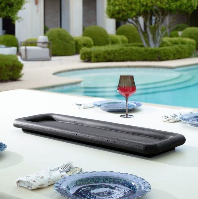 Uttermost® Shadowline Matte Black Indoor-Outdoor Tray-2