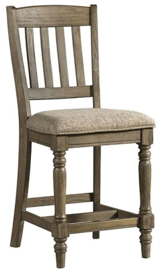 Intercon Balboa Park Brown/Roasted Oak Slat Stool-0
