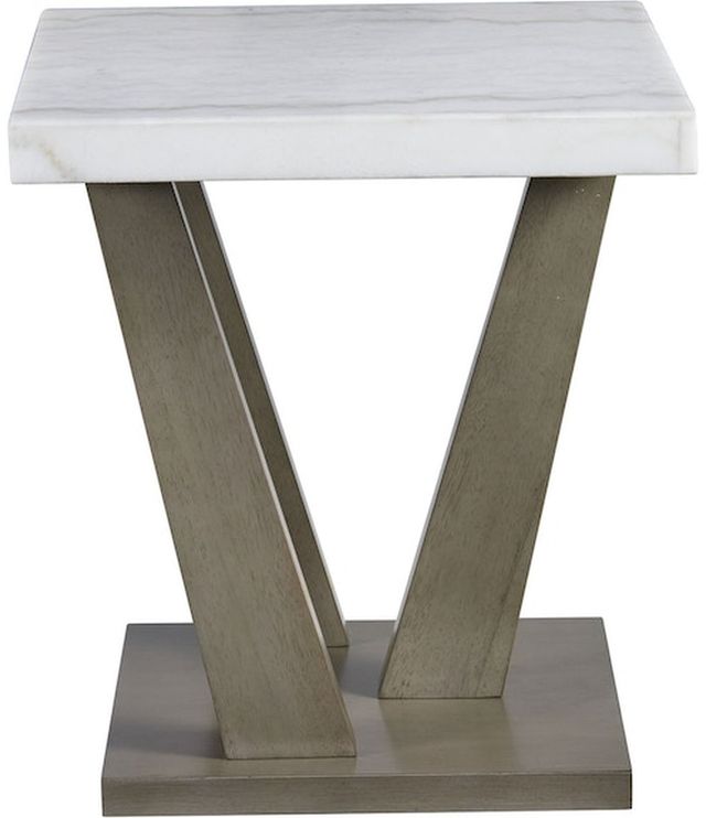 Elements International Greta 2-Piece Gray Occasional Table Set-3