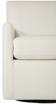 Palliser® Furniture Customizable Pia White Swivel Chair with Two 16" Pillows-5