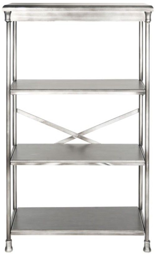 Safavieh Jacinda Dark Silver Tall Etagere-1