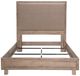 Michael Amini® Hudson Ferry Autumn Bronze/Driftwood California King Upholstered Panel Bed-2