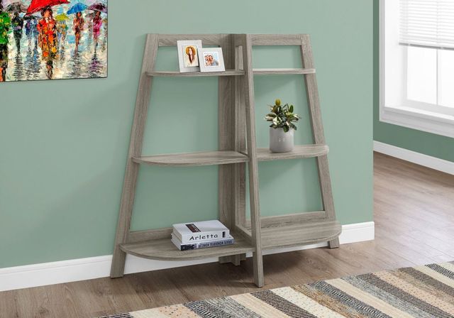 Monarch Specialties Inc. Taupe Bookcase-0