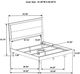 Coaster® Trenton Rustic Cream Queen Panel Bed-4