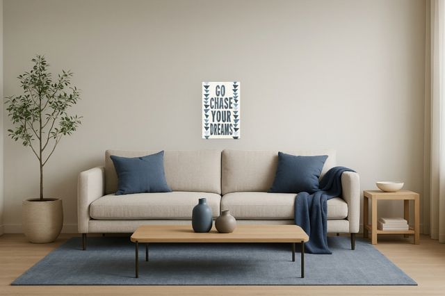 Classy Living Go Chase Your Dreams Tribal Typography Wall Art-1