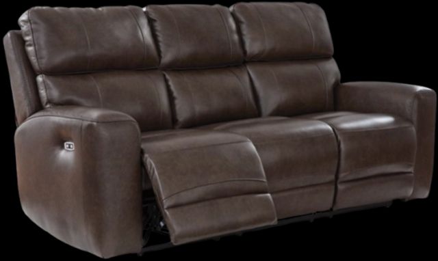 Signature Design by Ashley® Crossplex Smoke Power Reclining Sofa with Adjustable Headrest-0