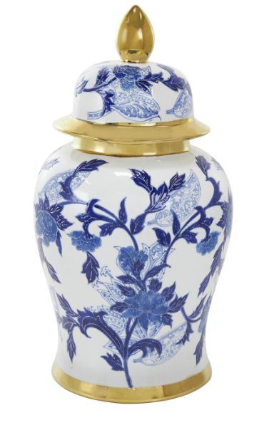 Deco Marche Blue Ceramic Vase-2