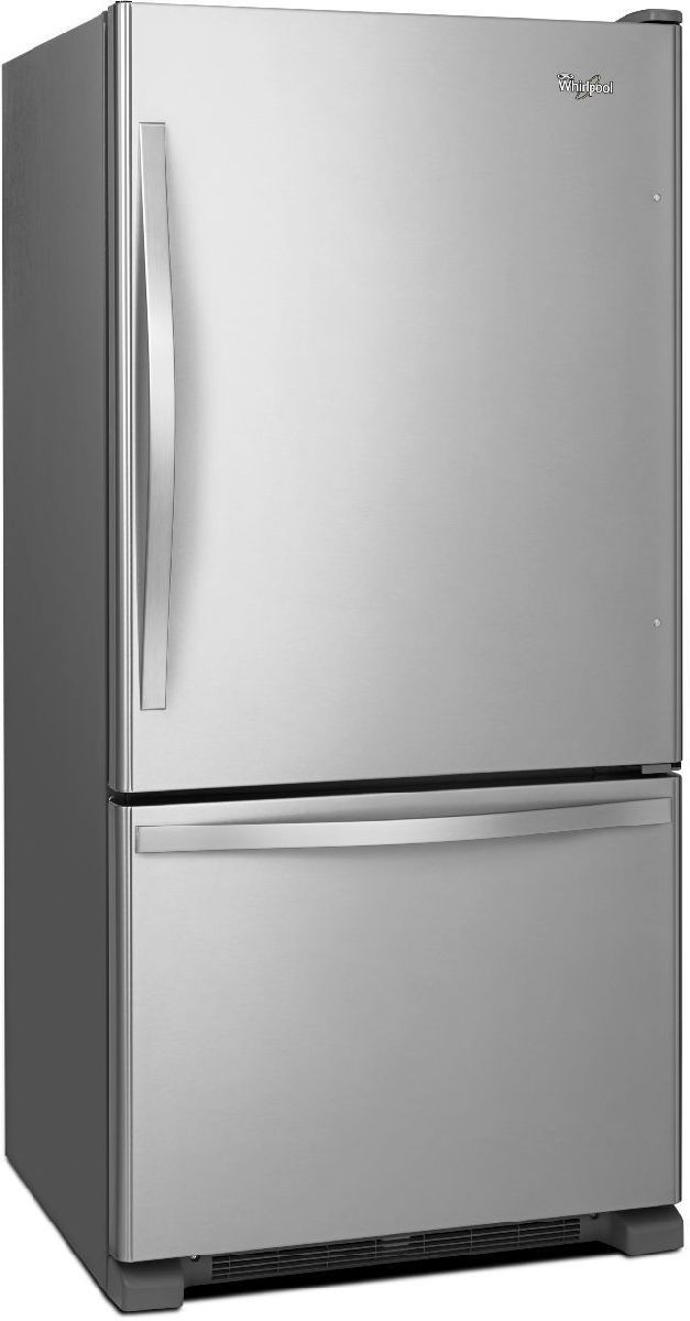 Whirlpool® Gold® 33 in. 22.1 Cu. Ft. Stainless Steel Bottom Freezer Refrigerator-4