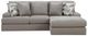 Benchcraft® Lindon 2-Piece Smoke Right-Arm Facing Sectional and Chaise-0