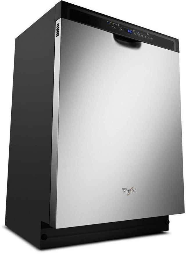 Whirlpool® Monochromatic Stainless Steel Built In Dishwasher-3