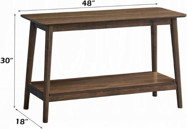 ACME Furniture Lamonte Walnut Sofa Table-3