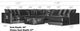 Jackson Furniture Remington 7-Piece Slate L-Shape Sectional and Chaise-2