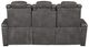 Signature Design by Ashley® Turbulance Quarry Power Reclining Sofa with Adjustable Headrest-2