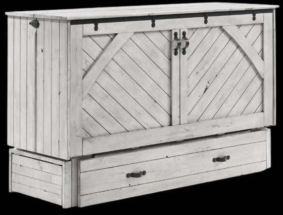 Night & Day Furniture™ Ranchero Vintage White Murphy Cabinet-0