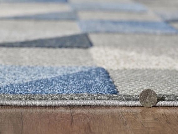 KAS Rugs Calla Blue Scope 5'x7' Area Rug-2