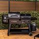 Pit Boss® Grills Competition Series 1020 70" Black Freestanding Wood Pellet Grill & Gas Griddle Combo-4