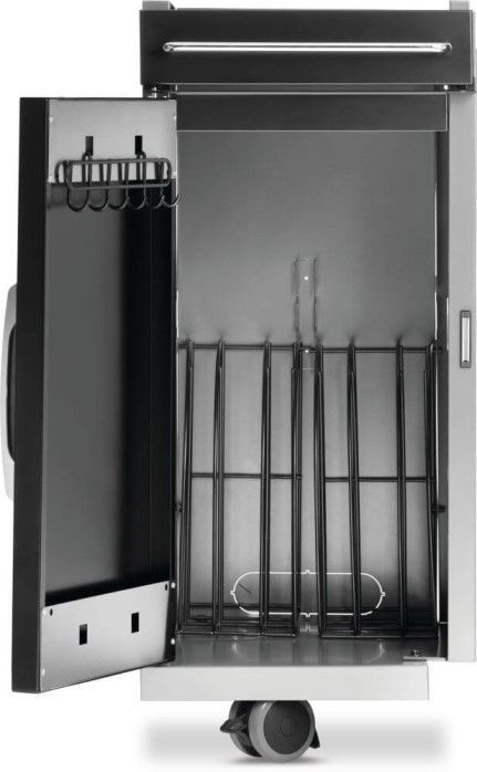 Napoleon Rogue® PRO Matte Black Under Grill Storage Cart-1
