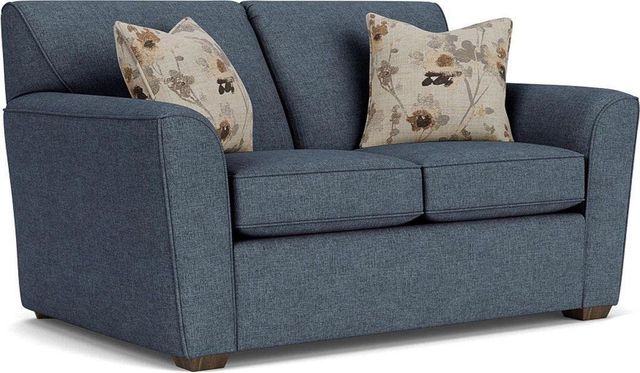 Flexsteel® Lakewood Blue Dusk Loveseat-0