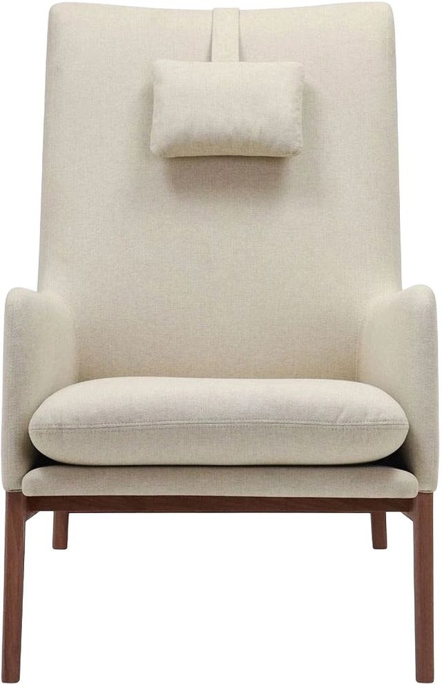 Moe's Home Collection Asta Sand/Walnut Chair-1