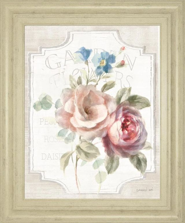 Classy Art Cottage Garden IV on wood by Danhui Nai Wall Art-0