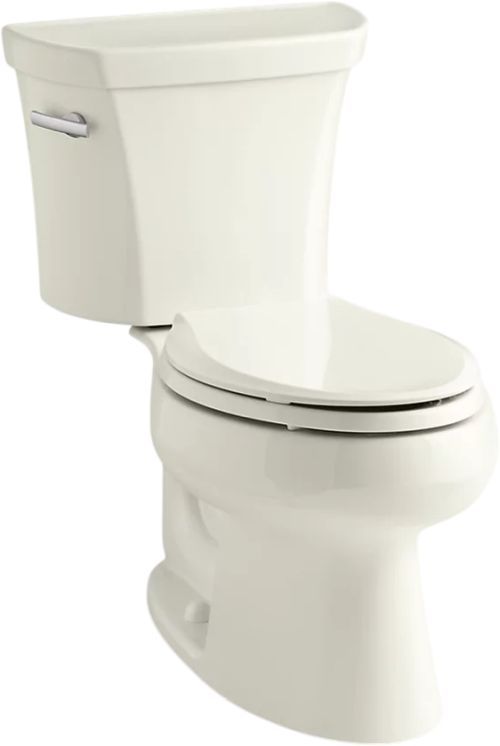 KOHLER® Wellworth® Biscuit 2-Piece 29" Elongated Toilet, 1.28 Gpf with Insuliner® Tank Liner-0