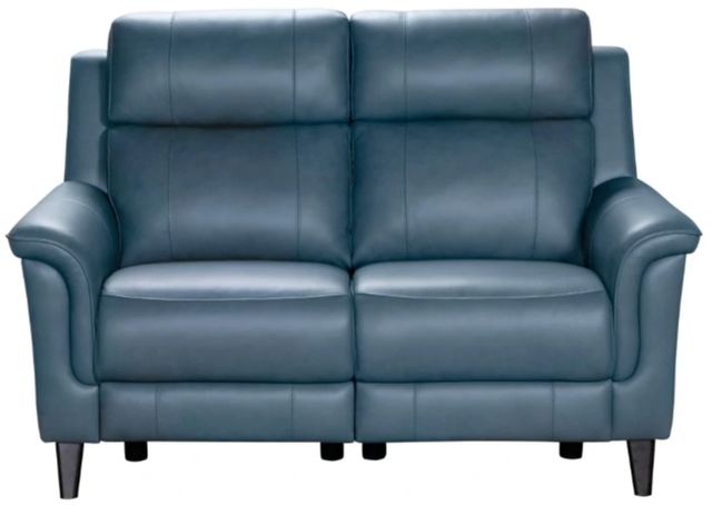 BarcaLounger® Kester Masen Bluegray Leather Power Reclining Loveseat-2